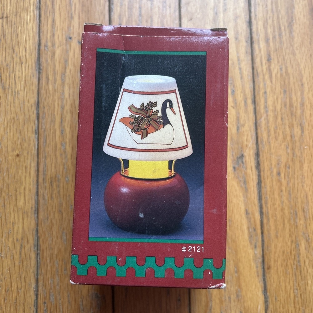 Vintage Christmas Goose Candle Lamp